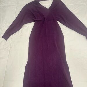 Elegant Purple Women's Dress